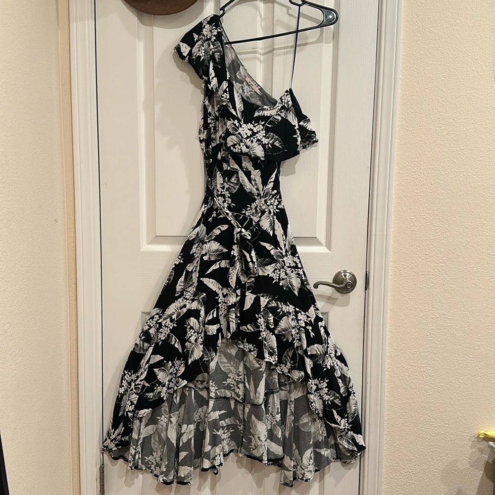 Hawaiian Print Maxi Dress